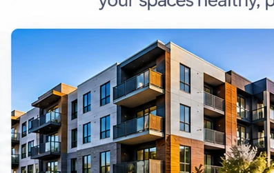 Modern multifamily apartment community